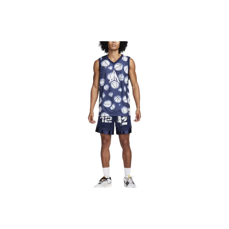 Nike Dri Fit Tank Tops Men Blue-2