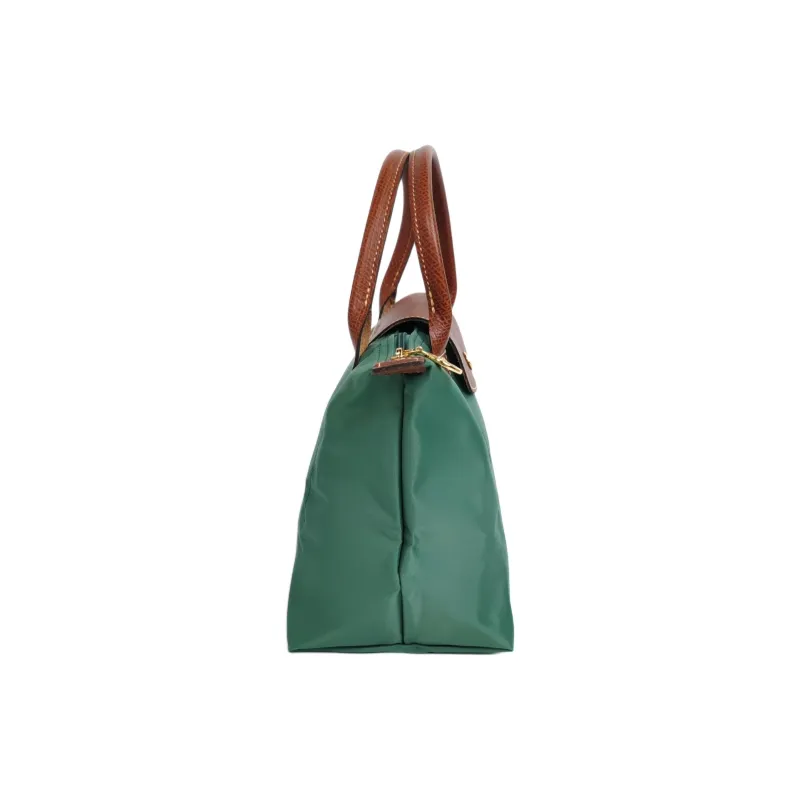 LONGCHAMP Le Pliage Polyamide Canvas With Leather Dumpling Bag Handbags Small Size Women's Sage-2