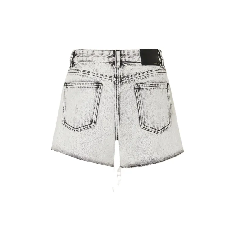 MOCO Summer Denim Shorts Women's Black-1