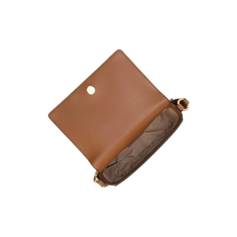 MICHAEL KORS Coated Canvas Crossbody Bag Shoulder Bag Small Size Women's Dark Brown-2