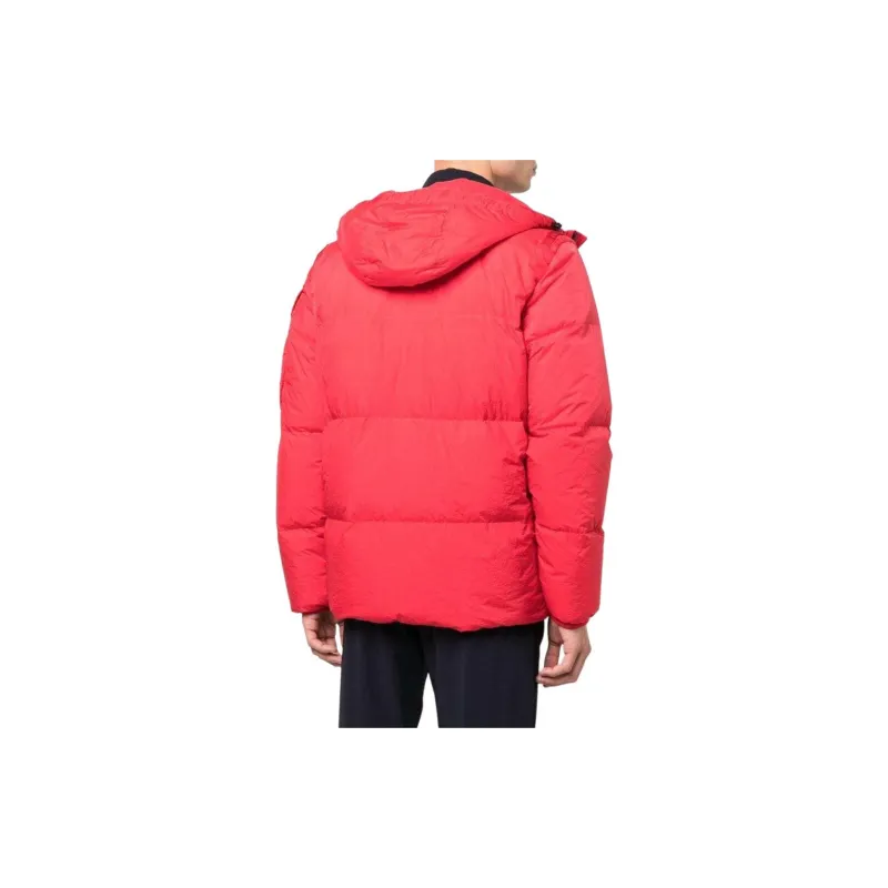STONE ISLAND Logo Patch Down Jacket-3