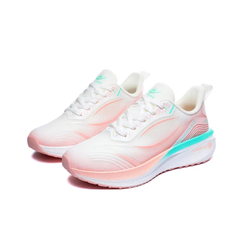 XIDELONG Running Shoes Unisex Low Top Cherry Blossom Pink, Amber Black, Lily Tea Green-1