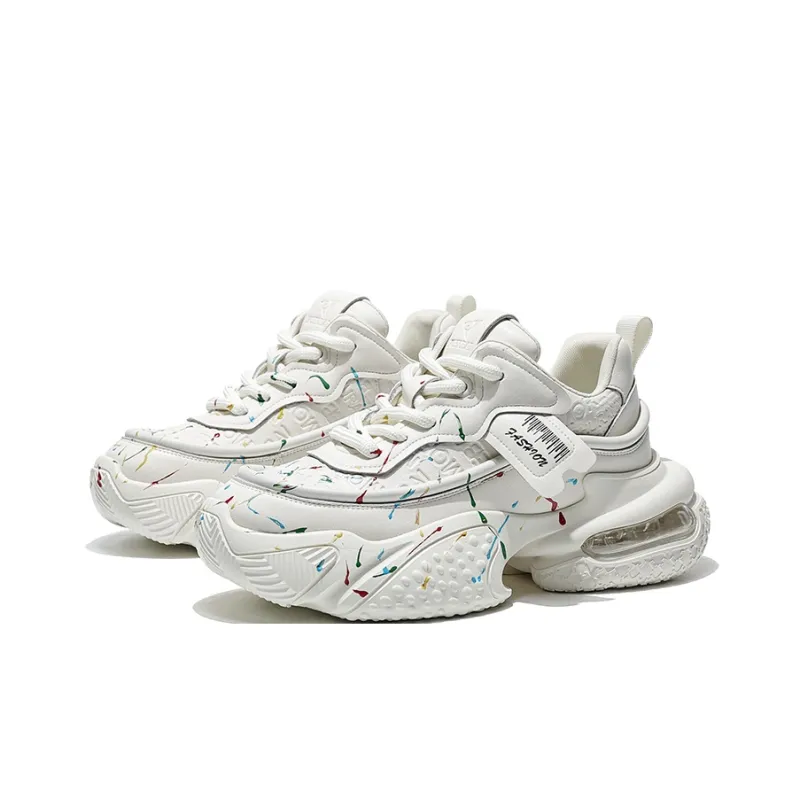 MOERBAI Spacewalk Series Cushioned Wear-Resistant Lightweight Height Increasing Low-Top Chunky Sneakers Men's-1