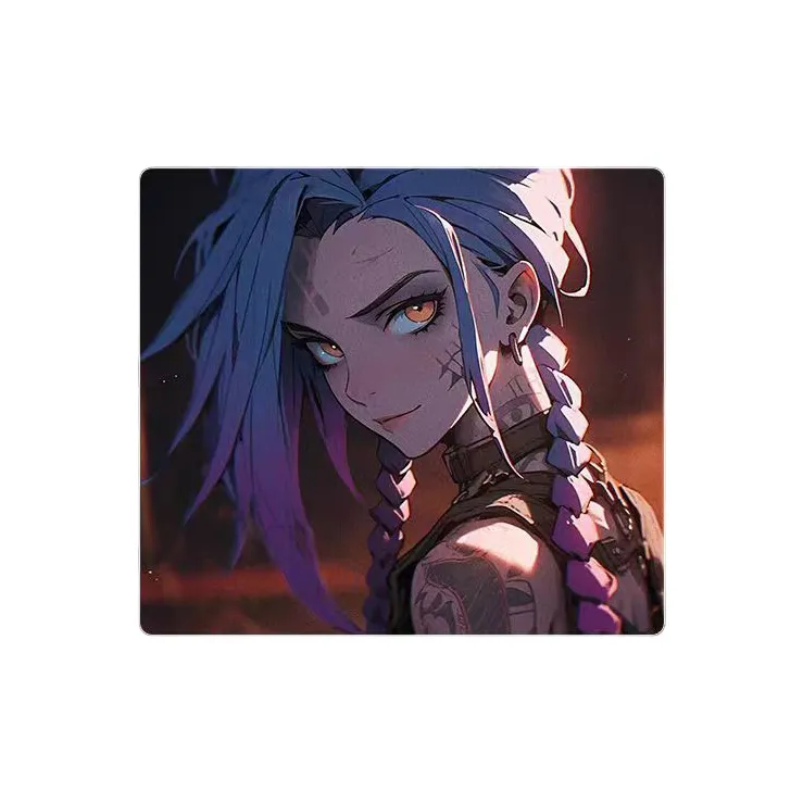 SALTOINC Good Looking Jinx Crystal Snow/Sand Mist Upgraded Resin FPS Professional Hard Esports Large Size Mouse Pads-12