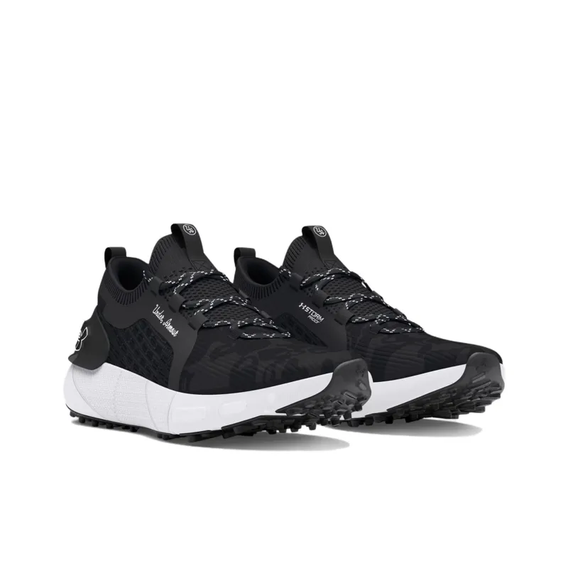 Under Armour Anti Slip Wear Resistant Low Top Golf Shoes Men's Black-2