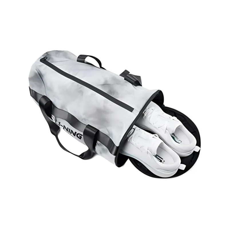 LiNing Polyester Gym Bag Tubas Unisex Obsidian Gray-5
