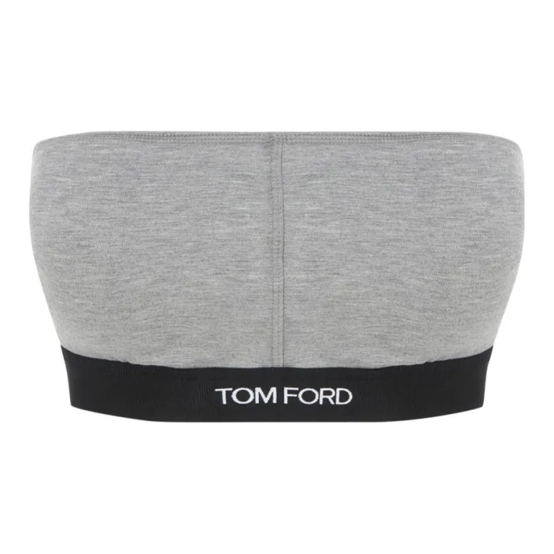 TOM FORD Logo Underband Bandeau Bra-0
