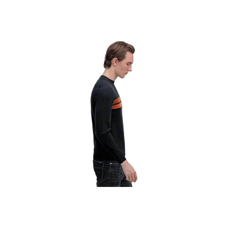 DANIEL HECHTER Cashmere Sweater Men's Black-2