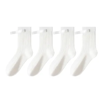 MIIOW Trend Party Series Mid Calf Socks Women's 4 Pack