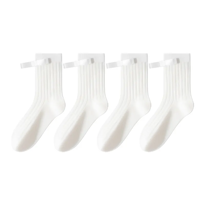 MIIOW Trend Party Series Mid Calf Socks Women's 4 Pack-0