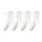 4 Pack[4 Pairs White Base White Accessories]