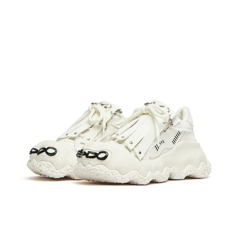 KEDDO Paint Is Not Dry Wear-Resistant Low-Top Chunky Sneakers Unisex-2