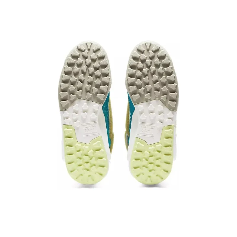 Onitsuka Tiger Admix Runner Anti-Slip Wear-Resistant Low-Top Casual Shoes Men's Green Yellow-4