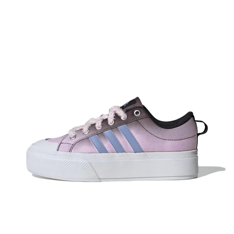 Adidas Bravada 2.0 Platform Core Black Blue Spark Met. Clear Pink-0