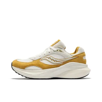 Saucony Low Top Casual Shoes Unisex Beige Yellow