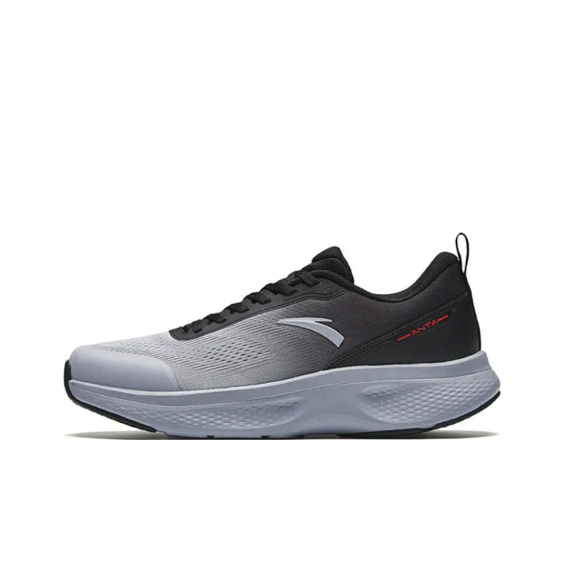 Anta Variety Training Collection Cushioned Wear Resistant Lightweight Low Top Training Shoes Men's Gray Black-0