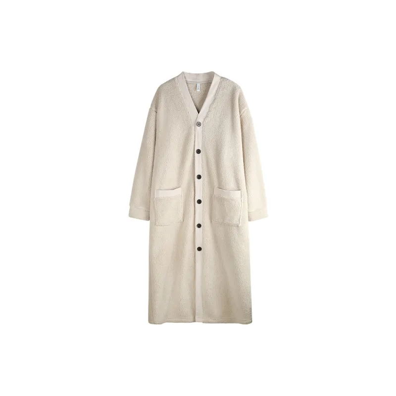 Xuan Liang Sleep Robe Men's Beige Apricot-0