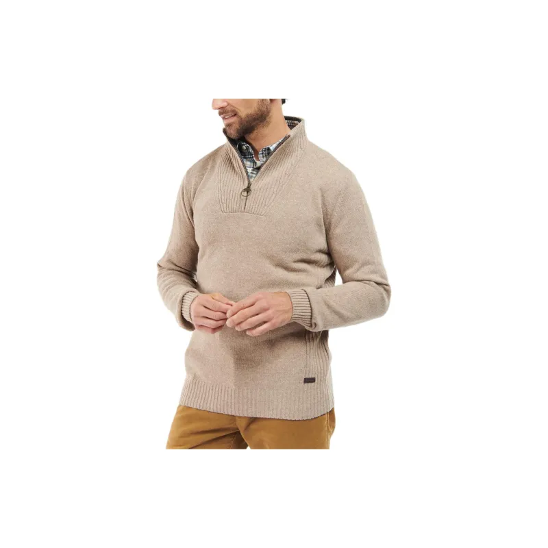 BARBOUR SS24 Sweater Men's Lime Gray-2