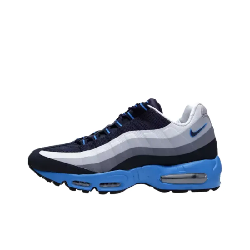 Nike Air Max 95 Anti Slip Wear Resistant Low Top Running Shoes Unisex Black-0