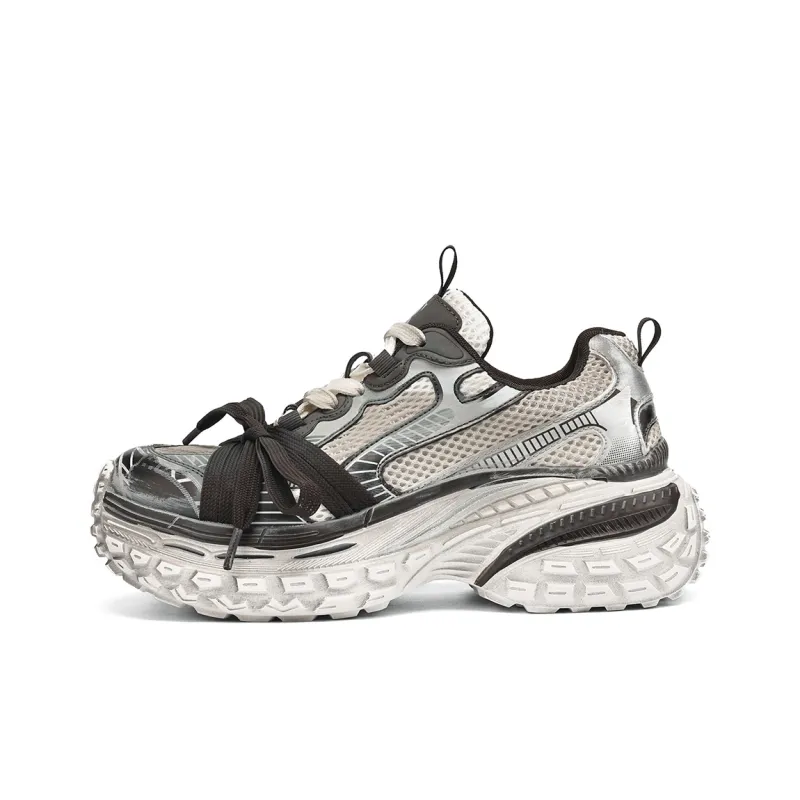 Rosa Bianca Breathable Lightweight Low-Top Chunky Sneakers Women's-6
