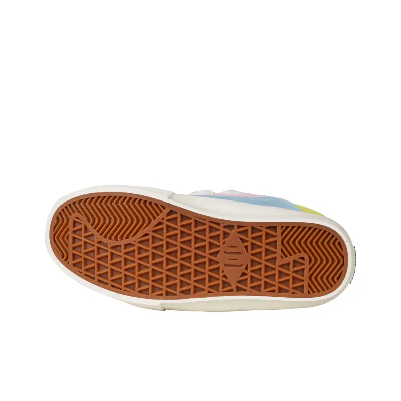 Ollieskate Anti Slip Wear Resistant Low Top Skateboard Shoes Unisex Blue Pink Yellow-4