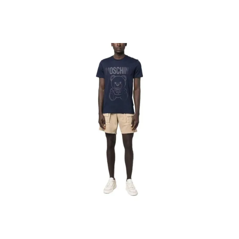 MOSCHINO T Shirts Men Blue-4