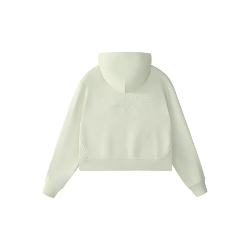 FILA FUSION Sweatshirt Women's Beige Porcelain Blue-1