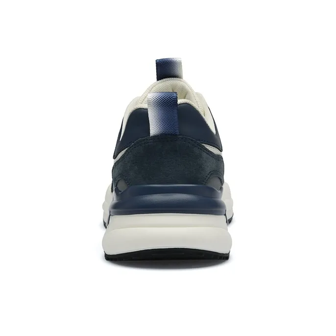 HENIBAOLUO Men's Casual Shoes Men Low Top Blue-4