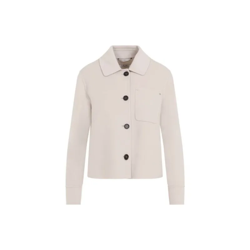 'S MAX MARA Buttoned Long-Sleeved Jacket-13