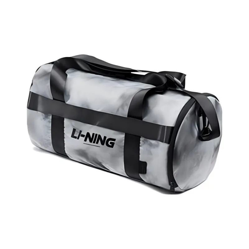 LiNing Polyester Gym Bag Tubas Unisex Obsidian Gray-2