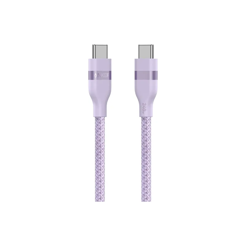 ANKER Type c To Type c 240W Safe Fast Charging Compatible With Apple 16/15/Android Collection Skin Friendly Woven Cable-18