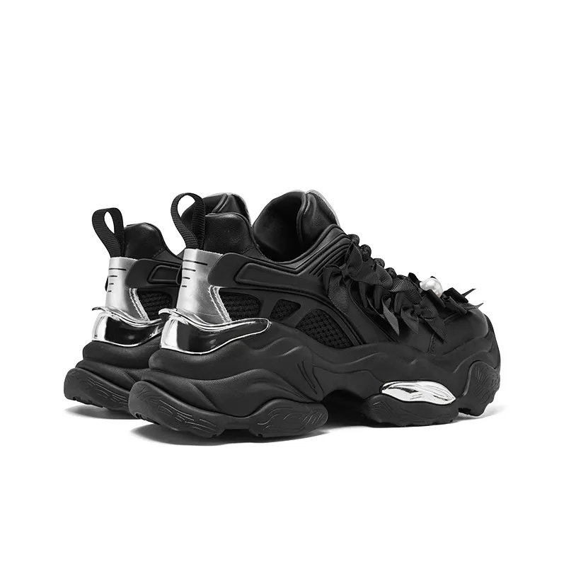 CHERYKALLY Wear-Resistant Height Increasing Low-Top Chunky Sneakers Women's-7