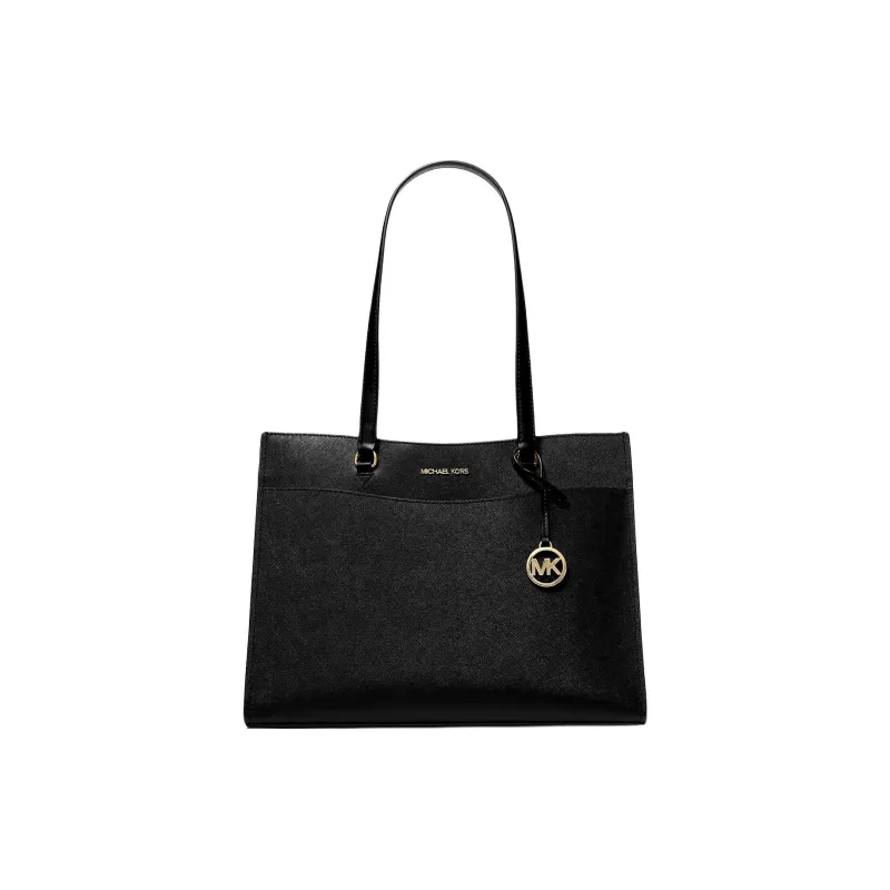 MICHAEL KORS Jet Set Travel Large Saffiano Leather Pocket Tote Bag-0