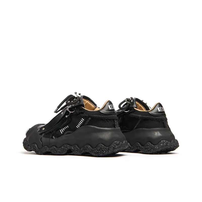 KEDDO Paint Is Not Dry Wear-Resistant Low-Top Chunky Sneakers Unisex-16