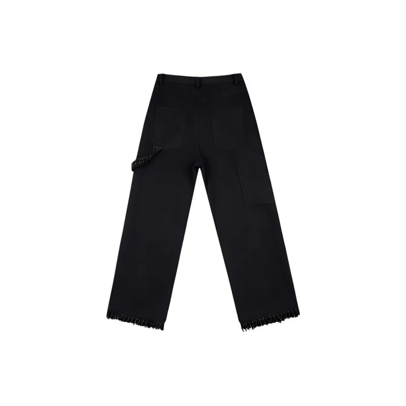 GOOD BAI Series 916 Casual Pants Unisex Black-1