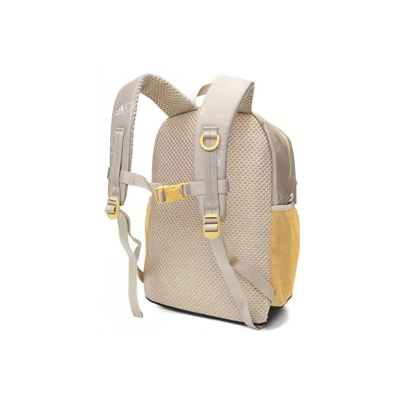 Adidas Fabric Backpack Medium Size Men's Brown & Yellow-3