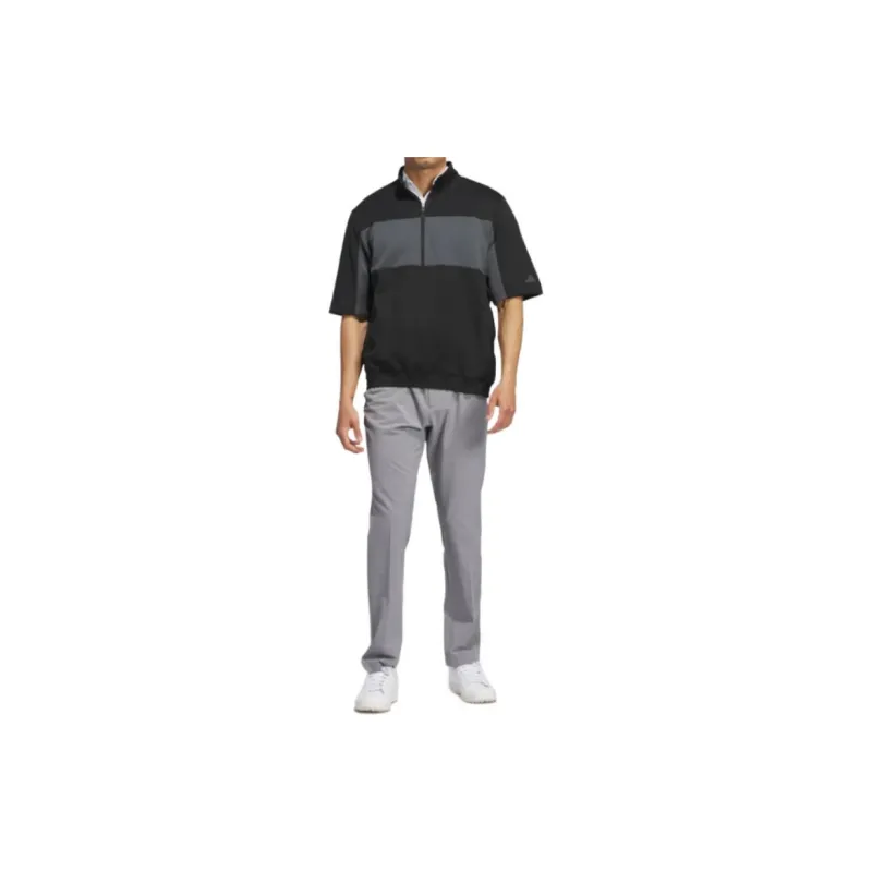 Adidas Free Shipping With AdiClub Ultimate365 Short Sleeve Half Zip Pullover-1