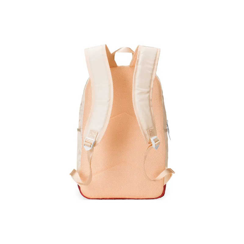 TURN UP Polyester Backpack Large Size Unisex Beige-2