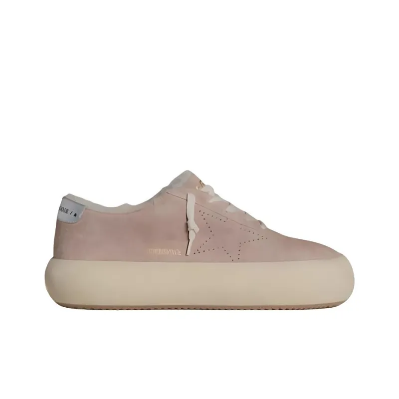 Golden Goose Space Star Low Top Skateboard Shoes Women's Pink-1