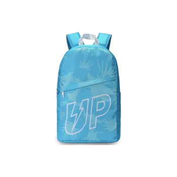 TURN UP Polyester Backpack Unisex Light Blue