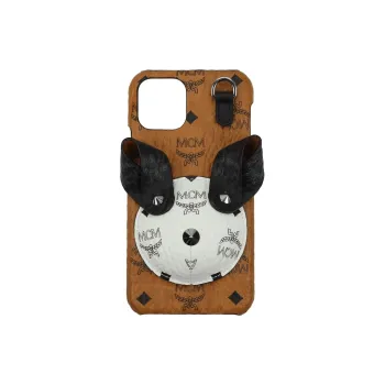 MCM Leather Material Durable Phone Cases Compatibility With IPhone Artistic