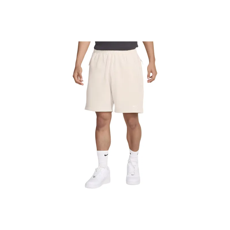 Nike Solo Swoosh Casual Shorts Men's Light Mineral Brown/White-2