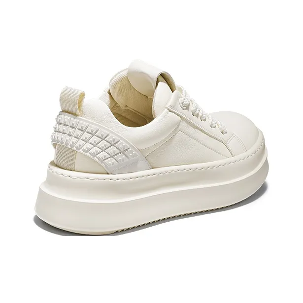 SALAXI Slip Resistant Height Increasing Low Top Skateboard Shoes Unisex-1
