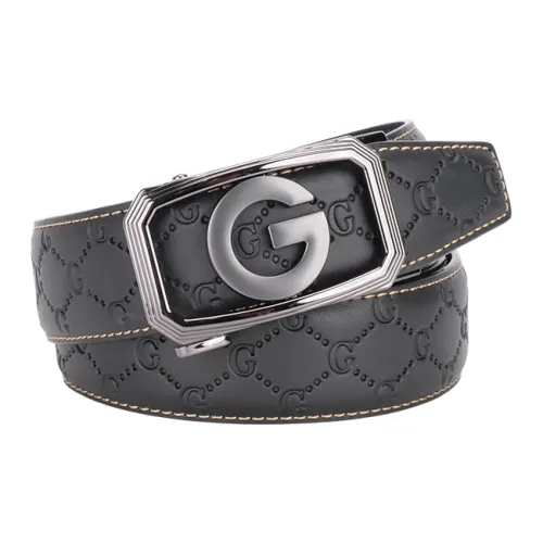 NINE NAIL Cow Leather Genuine Leather Leather Belts Men's Width: 3.5cm