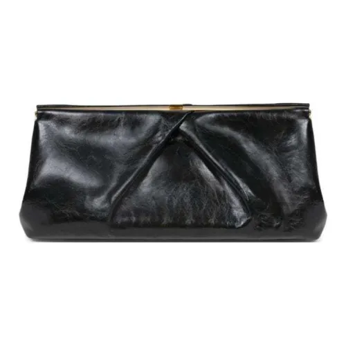 DRIES VAN NOTEN Large Leather Clutch Bag