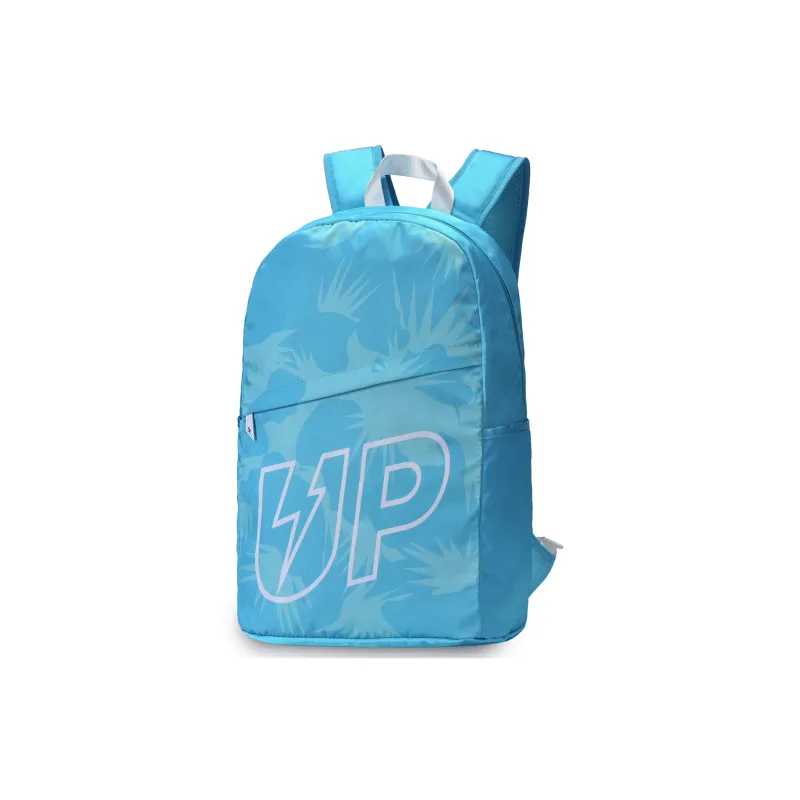 TURN UP Polyester Backpack Unisex Light Blue-1