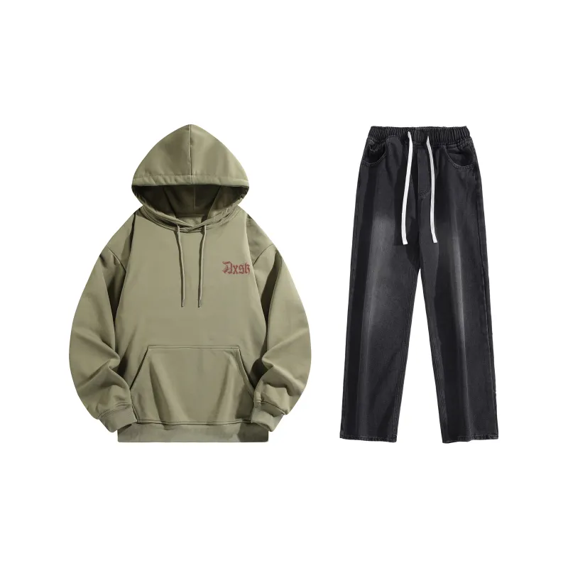 A.X.S.K Sweatshirt Sets Unisex-73