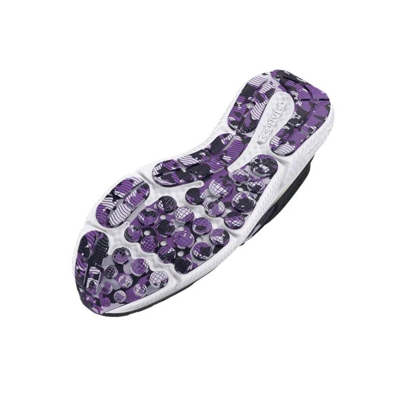 Under Armour Charged Assert 10 Anti Slip Wear Resistant Low Top Casual Running Shoes Women's Black Purple-5