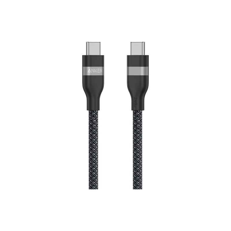 ANKER Type c To Type c 240W Safe Fast Charging Compatible With Apple 16/15/Android Collection Skin Friendly Woven Cable-0