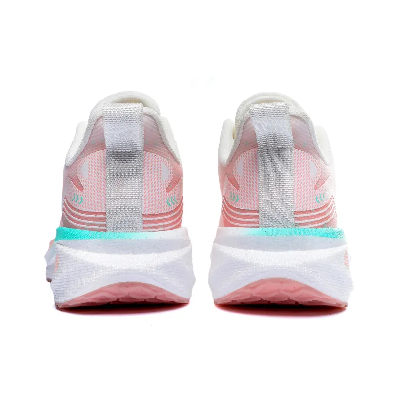 XIDELONG Running Shoes Unisex Low Top Cherry Blossom Pink, Amber Black, Lily Tea Green-3